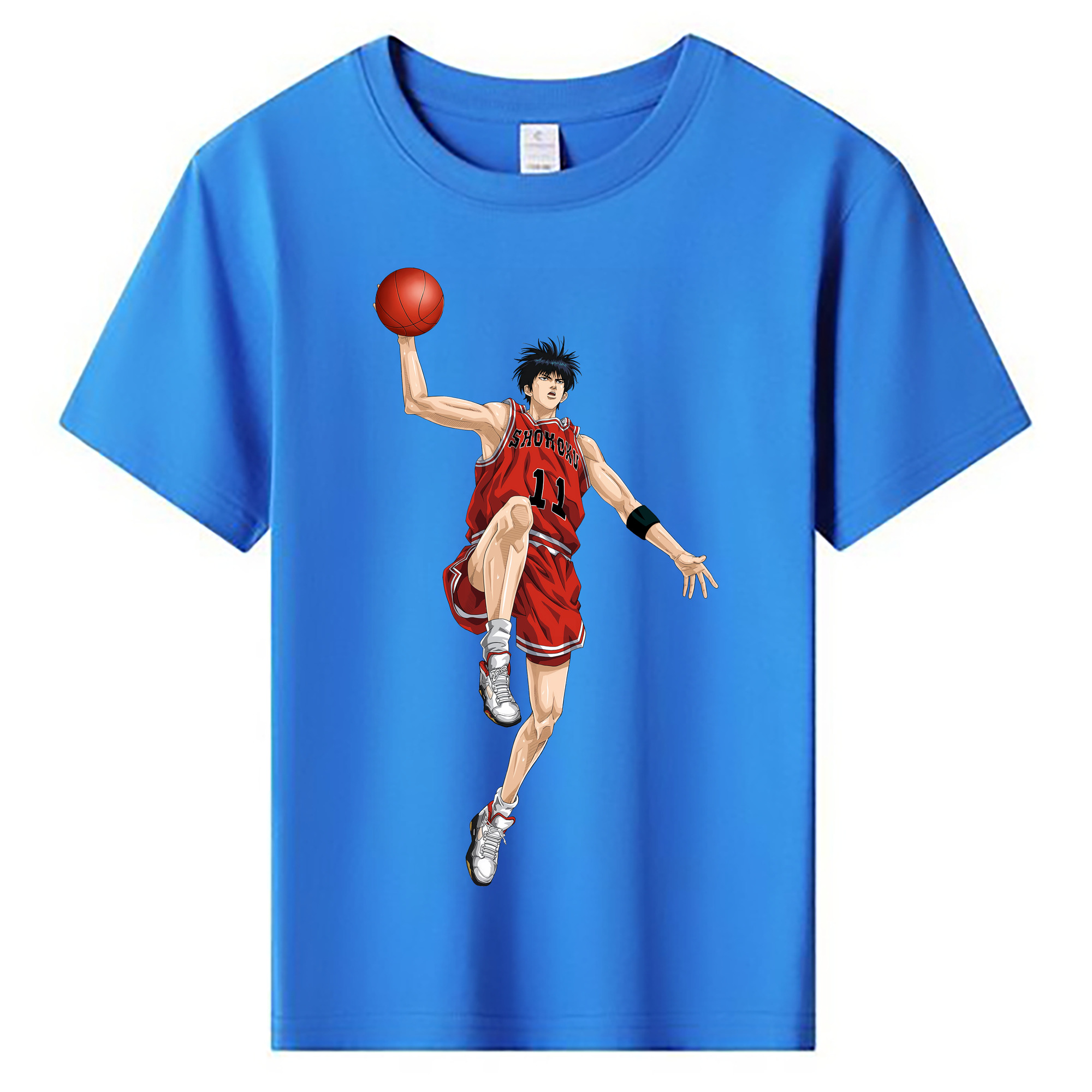 （画像用） SLAM DUNK／スラムダンク 綿100％キッズTシャツ（フロントプリント）